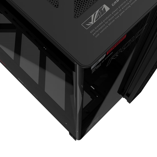 Asus ROG CRONOX GR801 CURVE TG ARGB BLACK Bilgisayar Kasası - 9,2" LCD, 1920x462 Piksel, 3x120mm Fan, 4x USB-A