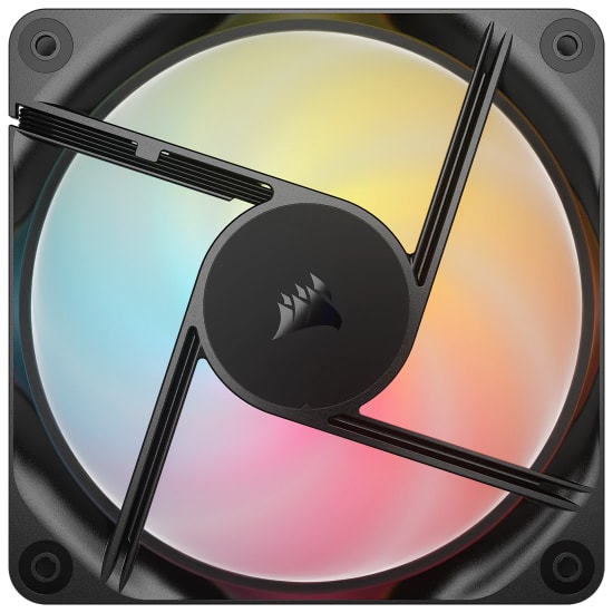 Corsair RS120-R ARGB Reverse Siyah 3'lü Kasa Fanı (CO-9050196-WW) - 120mm PWM Ters, 2100 RPM, 65.82 CFM, 34.6 dB