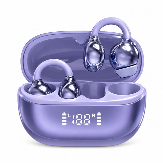 Nettech NT-BTH37 Mor Kulakiçi Bluetooth Kulaklık - Mor, Mikrofonlu, Gürültü Önleme, Bluetooth 5.0, 24 Ay Garanti