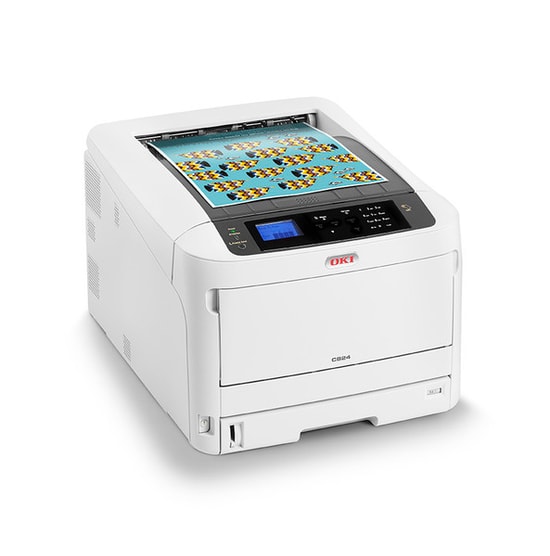 Oki C824DN 47228002 A3/A4 Tek Fonksiyonlu Renkli Lazer Yazıcı - A4 26ppm, A3 14ppm, Otomatik Çift Taraflı Baskı
