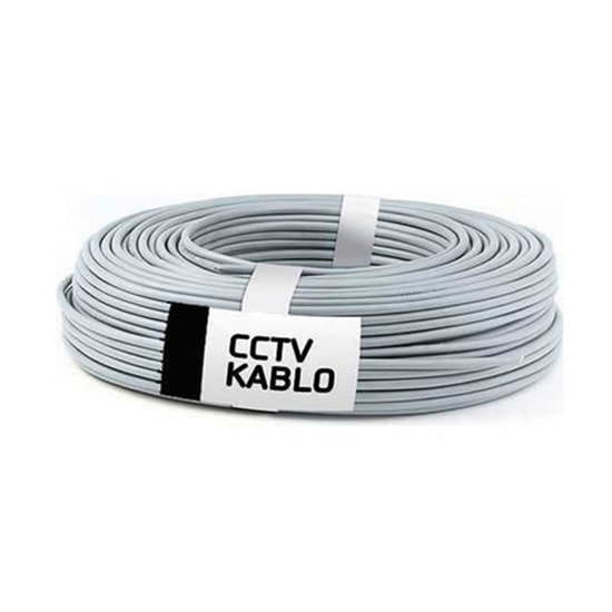 Balandi Eco 2+1 CCA CCTV Güvenlik Kamera Kablosu (ECO-100M) - 100 Metrelik (2x0,22) Kablo ve Aksesuar