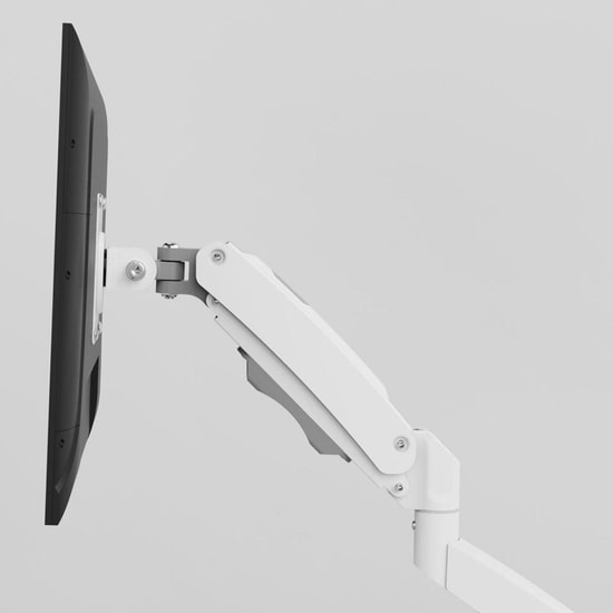Titanpro FL01-W FMK-8705 Beyaz Amortisörlü Monitör Standı - 17-32 İnç, 9 kg, VESA 75x75/100x100 mm, Hareketli
