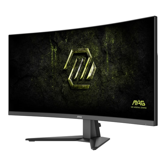 MSI MAG 346CQDF E20 34" UWQHD Kavisli Monitör - 200Hz, 0.5ms, Rapid VA, FreeSync Premium, 1500R, 21:9, Siyah