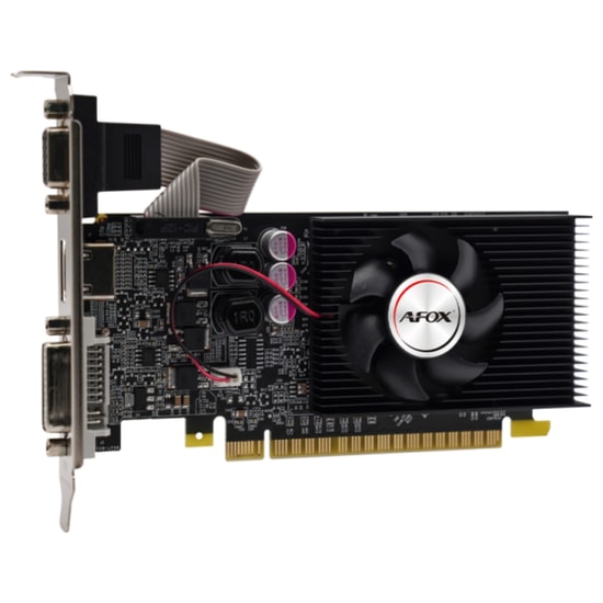 Afox NVIDIA GeForce GT 210 1GB GDDR3 64Bit Ekran Kartı (AF210-1024D3L8-V3) - NVIDIA, HDMI, DVI, Tek Fanlı, 24 Ay