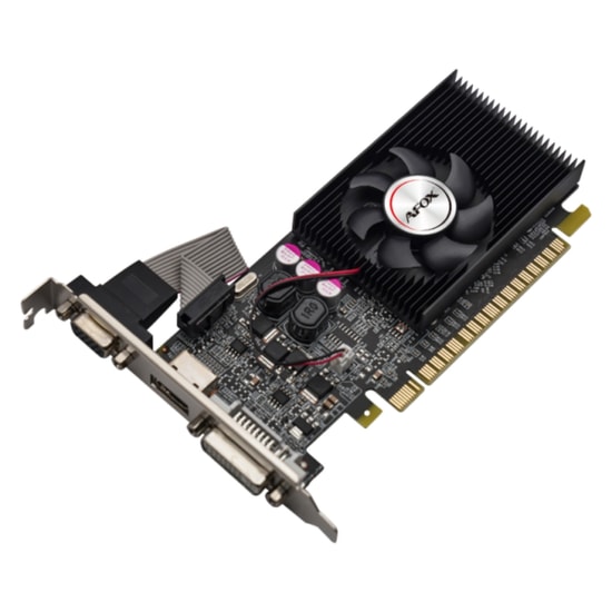 Afox NVIDIA GeForce GT 210 1GB GDDR3 64Bit Ekran Kartı (AF210-1024D3L8-V3) - NVIDIA, HDMI, DVI, Tek Fanlı, 24 Ay