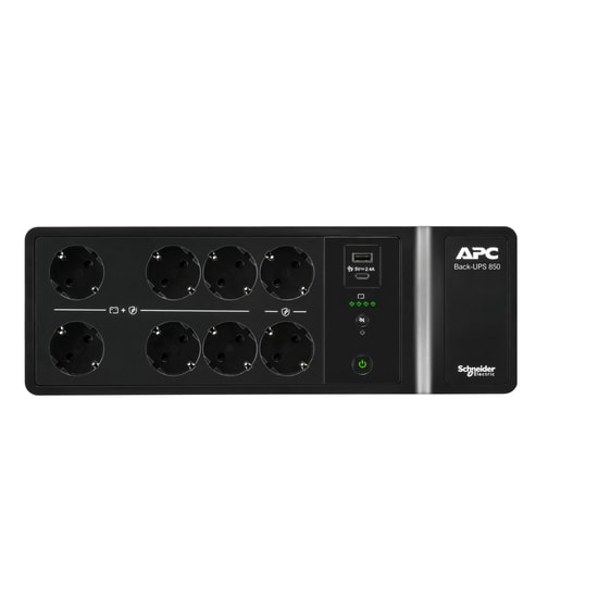 APC BE850G2-GR Back-UPS 850VA 520W USB Type-C Kesintisiz Güç Kaynağı - 230V, Kurşun-Asit Akü, 16 Saat Şarj, 45 dB