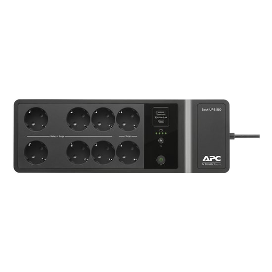 APC BE850G2-GR Back-UPS 850VA 520W USB Type-C Kesintisiz Güç Kaynağı - 230V, Kurşun-Asit Akü, 16 Saat Şarj, 45 dB