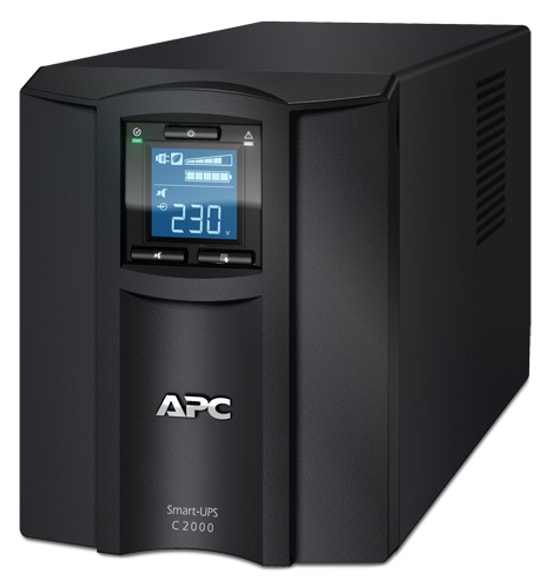 APC SMC2000I Smart-UPS C 2000VA LCD 230V Kesintisiz Güç Kaynağı UPS - Hat Etkileşimli, Sinüs Dalga, USB, 45 dBA