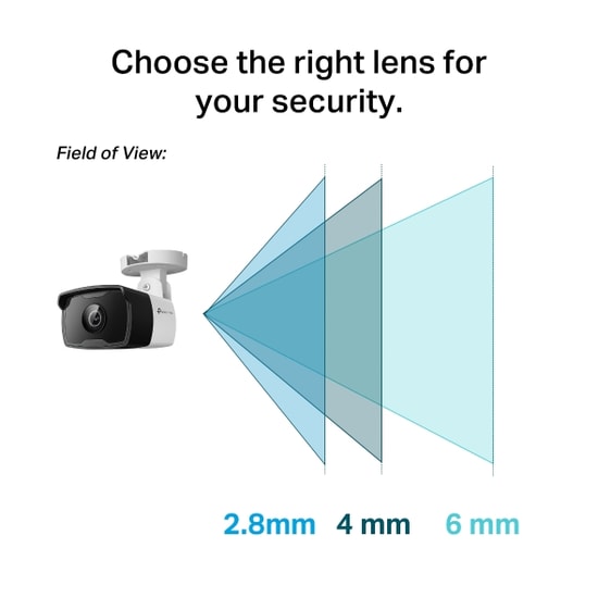 TP-Link VIGI C340I 2.8MM 4MP Dış Mekan Bullet IP Kamera (VIGI-C340I-2.8MM) - IP67, 30m IR, 2560x1440, H.265+