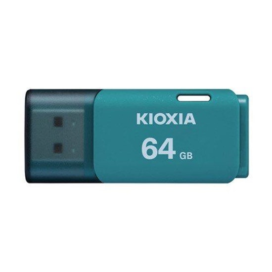 Kioxia TransMemory U202 LU202L064GG4 64GB Mavi USB 2.0 Flash Bellek - Hafif, Kompakt Tasarım, Günlük Dosya Aktarımı