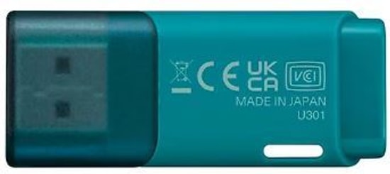 Kioxia TransMemory U301 LU301L064GG4 64GB Açık Mavi USB Bellek - USB 3.2 Gen 1, Kaydırmalı Kapak, 2 Yıl Garanti