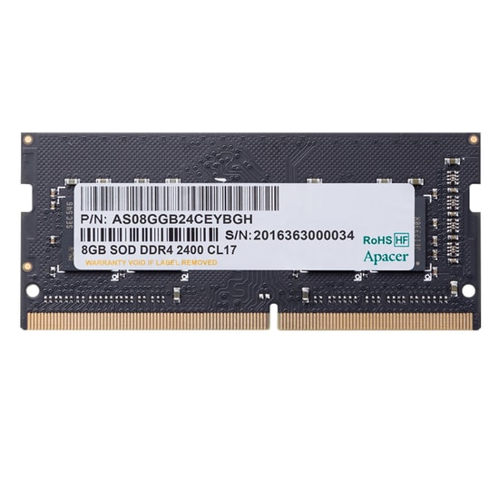 Apacer 8GB 3200MHz DDR4 CL22 Notebook RAM (ES.08G21.GSH) - SODIMM, 1.2V, 3200 MT/s Yüksek Performanslı Bellek
