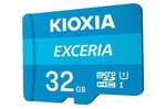 Kioxia Exceria 32GB MicroSDHC LMEX1L032GG2 Hafıza Kartı - UHS-I U1, Class 10, NAND, 100 MB/s'ye Kadar Okuma Hızı