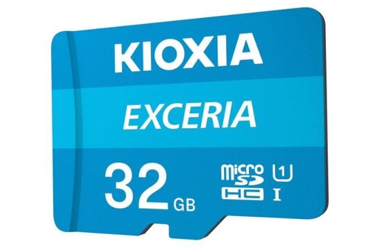 Kioxia Exceria 32GB MicroSDHC LMEX1L032GG2 Hafıza Kartı - UHS-I U1, Class 10, NAND, 100 MB/s'ye Kadar Okuma Hızı