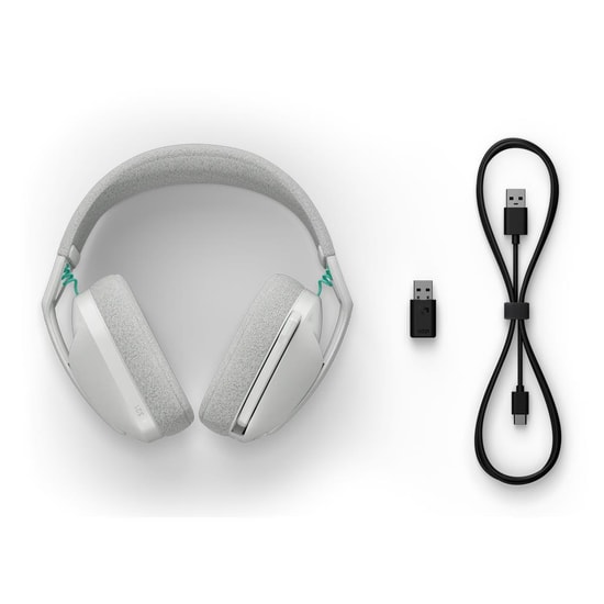 Logitech G321 Beyaz Lightspeed Kablosuz Oyuncu Kulaklığı (981-001569) - Kulak Üstü, Bluetooth 5.2, 20 Hz-20 kHz