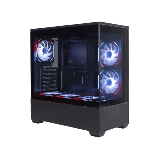 DarkFlash DS900AIR-650W Siyah Mid Tower Bilgisayar Kasası - 80+ Bronze, 6 Adet Fanlı ARGB, L17 Fanlı Kasa
