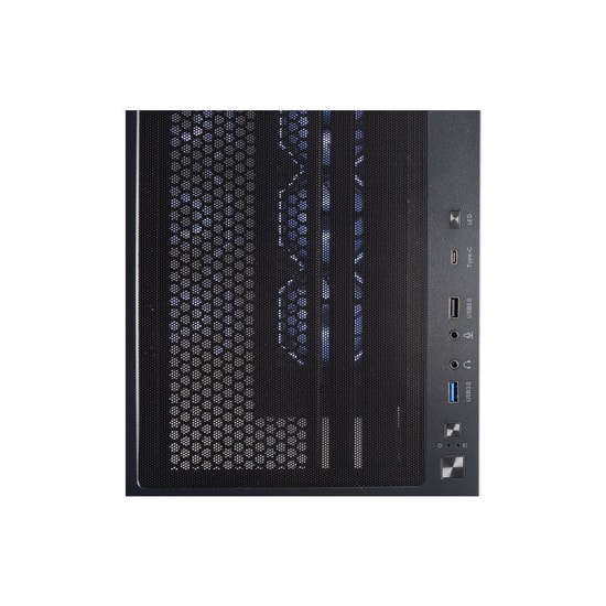 DarkFlash DS900AIR-650W Siyah Mid Tower Bilgisayar Kasası - 80+ Bronze, 6 Adet Fanlı ARGB, L17 Fanlı Kasa