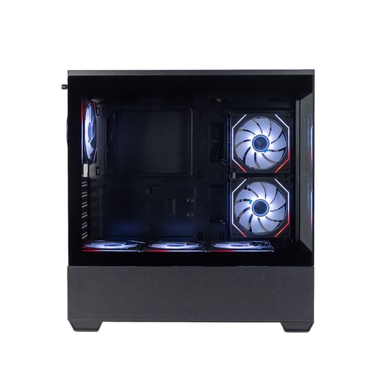 DarkFlash DS900AIR-650W Siyah Mid Tower Bilgisayar Kasası - 80+ Bronze, 6 Adet Fanlı ARGB, L17 Fanlı Kasa