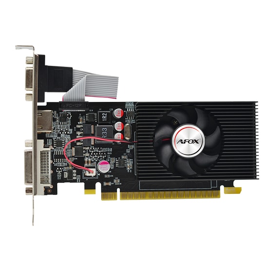Afox GeForce GT 730 AF730-2048D3L5 2GB DDR3 128Bit Ekran Kartı - HDMI, DVI, D-Sub, 700MHz, PCI Express 2.0