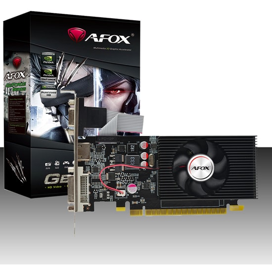 Afox GeForce GT 730 AF730-2048D3L5 2GB DDR3 128Bit Ekran Kartı - HDMI, DVI, D-Sub, 700MHz, PCI Express 2.0