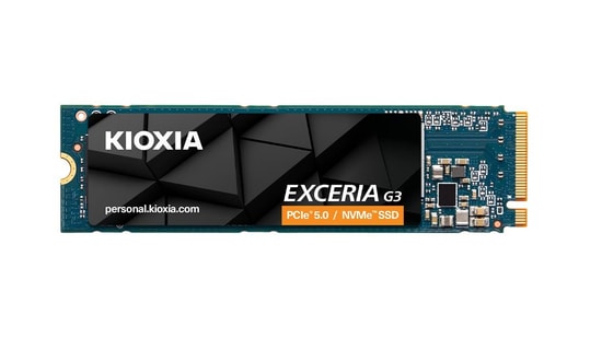 Kioxia Exceria G3 LVC10Z002TG8 2TB NVMe M.2 SSD - PCIe Gen5, 10000 MB/s Okuma, 9600 MB/s Yazma, QLC BiCS FLASH