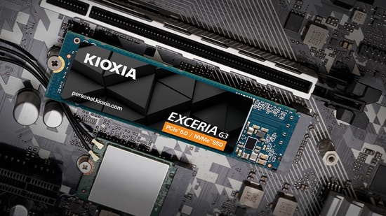 Kioxia Exceria G3 LVC10Z002TG8 2TB NVMe M.2 SSD - PCIe Gen5, 10000 MB/s Okuma, 9600 MB/s Yazma, QLC BiCS FLASH