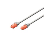 Beek BC-U6200 CAT6 Gri Renkli U/UTP Patch Network Kablosu - 20 Metre, LSZH, AWG26, Data Ağ Bağlantı Kablosu