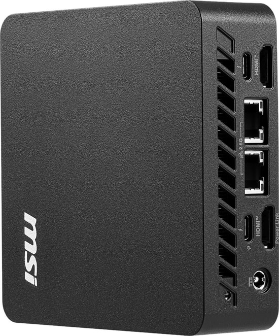 MSI Cubi NUC AI+ 3MG-003EU Siyah Mini PC - Intel Core Ultra 7 355, 16 GB DDR5, 1 TB SSD, Windows 11 Pro, Wi-Fi 7
