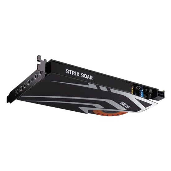 Asus Strix Soar 7.1 Kanal PCIe Dahili Ses Kartı - 24 bit/192 kHz DAC, 116 dB SNR, 10–48.000 Hz Frekans Aralığı