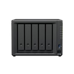 Synology DS1525 Neo Plus 5 Disk Yuvalı NAS Sunucu - 4 GB DDR4 Non-ECC, 2 M.2 NVMe, 4x1GbE LAN, AMD Ryzen V1500B