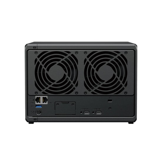 Synology DS1525 Neo Plus 5 Disk Yuvalı NAS Sunucu - 4 GB DDR4 Non-ECC, 2 M.2 NVMe, 4x1GbE LAN, AMD Ryzen V1500B