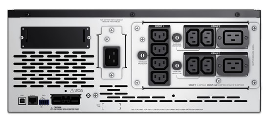 APC SMX2200HV Smart-UPS X 2200VA Kule/Rack LCD UPS - Online, 1980 W, 4U, 200-240V, Sinüs Dalga, 702 VAh, 10 AC Çıkış