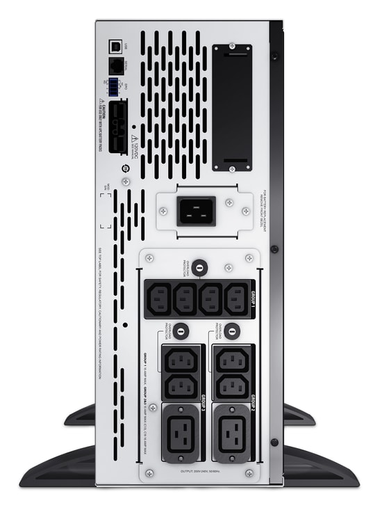 APC SMX2200HV Smart-UPS X 2200VA Kule/Rack LCD UPS - Online, 1980 W, 4U, 200-240V, Sinüs Dalga, 702 VAh, 10 AC Çıkış