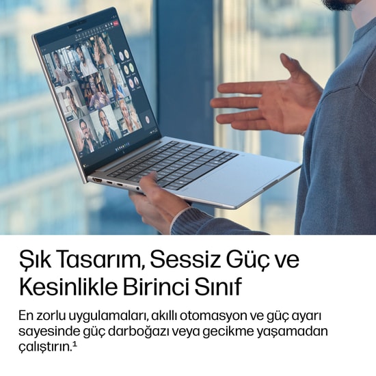 HP EliteBook 8 G2i AI E46P5EA 32GB 1TB SSD 14 inç Laptop - Intel Core Ultra 7 355, Windows 11 Pro, 1920 x 1200 IPS