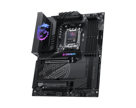MSI MPG X870E Carbon MAX WiFi AM5 DDR5 ATX Anakart - 9000MHz(OC), 4x M.2, USB4 40Gbps, Wi-Fi 7, 5G LAN, 2.5G LAN