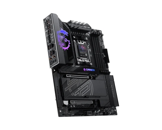 MSI MPG X870E Carbon MAX WiFi AM5 DDR5 ATX Anakart - 9000MHz(OC), 4x M.2, USB4 40Gbps, Wi-Fi 7, 5G LAN, 2.5G LAN