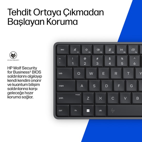 HP EliteBoard G1a E02B2AT Ryzen AI 5 PRO 340 16GB 512GB SSD Klavye Bilgisayar - Windows 11 Pro, Wi-Fi 7, 50 TOPS NPU