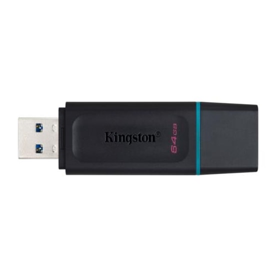 Kingston DataTraveler Exodia DTX/64GB 64GB USB 3.2 Gen 1 Flash Bellek - Siyah/Yeşil, NAND, Taşınabilir ve Güvenli