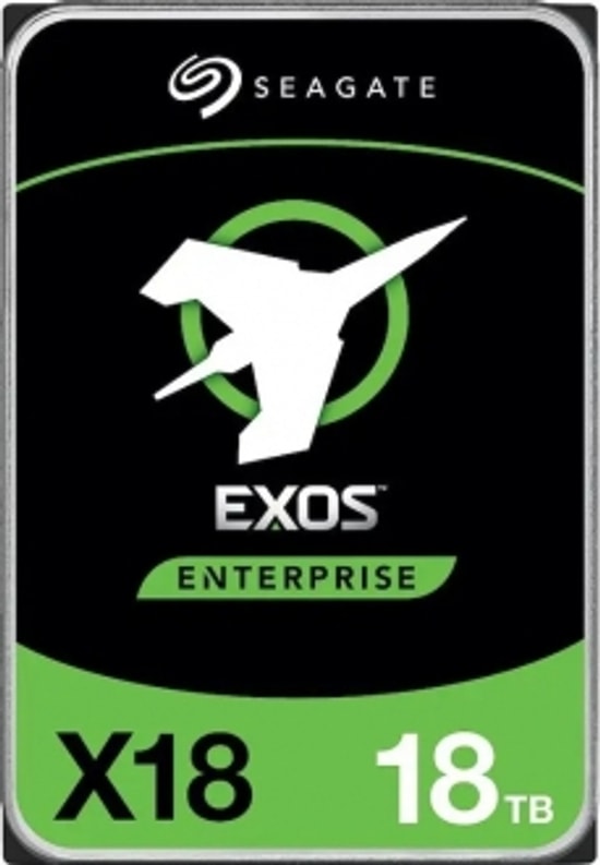 Seagate Exos X18 18TB 7200RPM 256MB ST18000NM000J 3.5" HDD - SATA 3, 270 MB/s Aktarım, Kurumsal Veri Merkezi Diski