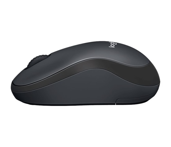 Logitech M221 Sessiz Kompakt Kablosuz Mouse - Siyah (910-006510), 1000 DPI, Nano Alıcı, Ergonomik Tasarım