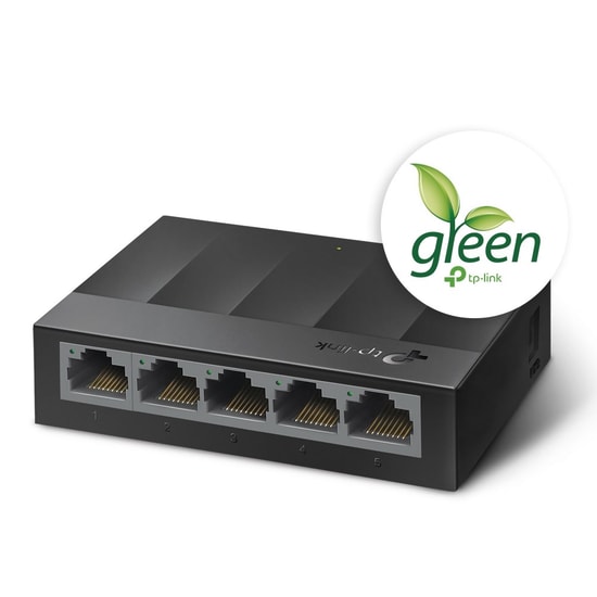 TP-Link LS1005G 5 Port Gigabit Switch - 10/100/1000 Mbps, Yönetilemez, Plastik Kasa