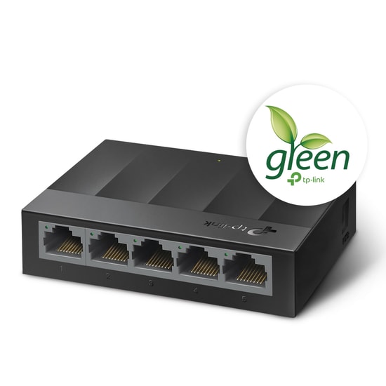 TP-Link LS1005G 5 Port Gigabit Switch - 10/100/1000 Mbps, Yönetilemez, Plastik Kasa
