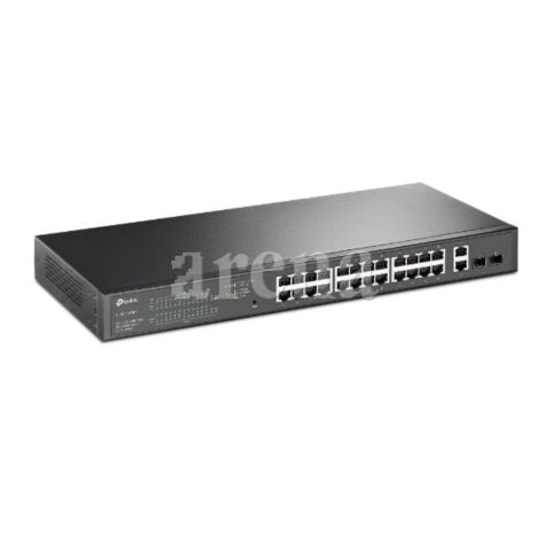 TP-Link TL-SG1428PE 24 Port Gigabit PoE+ Switch - 2 SFP Port, 250W PoE Gücü, Yönetilebilir Akıllı Switch, Rack Tipi