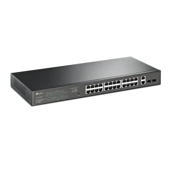 TP-Link TL-SG1428PE 24 Port Gigabit PoE+ Switch - 2 SFP Port, 250W PoE Gücü, Yönetilebilir Akıllı Switch, Rack Tipi