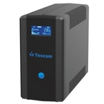 Tescom Leo+ 1000VA LCD UPS (2x7AH Akü) 5-10 Dk Kesintisiz Güç Kaynağı (900960149) - Line Interactive, Akıllı Şarj