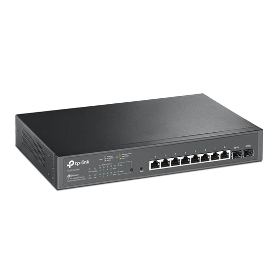 Tp-Link TL-SG2210MP 10 Port Gigabit Omada Akıllı Switch - 8 Port PoE+, 150W Güç, 2x SFP Port, Yönetilebilir, Rackmount