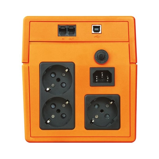 Makelsan Lion 1500VA Line Interactive UPS (MU01500L11MP005) - 2x9Ah Akü, 900W, Simüle Sinüs, Kesintisiz Güç Kaynağı