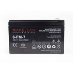 Makelsan 12V 7Ah Kuru Tip Akü MA00009MPOWER07 - Tam Kapalı Bakımsız Yüksek Performanslı Güvenilir Akü