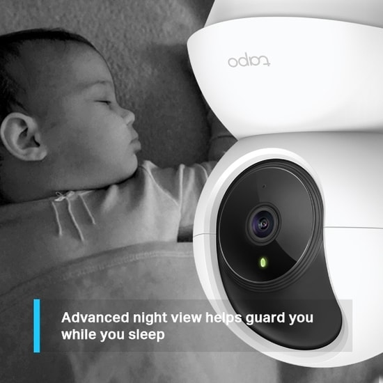 TP-Link Tapo C210 3MP 2K Wi-Fi Güvenlik Kamerası - 360 Pan/Tilt, 10m Gece Görüş, İki Yönlü Ses, Hareket Algılama