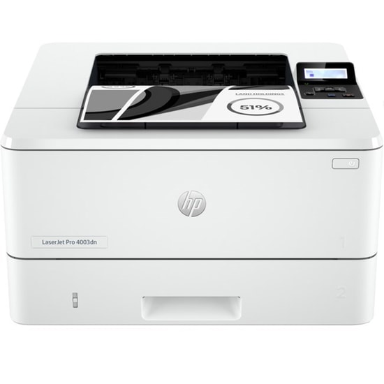 HP LaserJet Pro 4003N (2Z611A) A4 Siyah Beyaz Lazer Yazıcı - Ethernet Bağlantılı, 28PPM Hız, LCD Ekran, Apple AirPrint